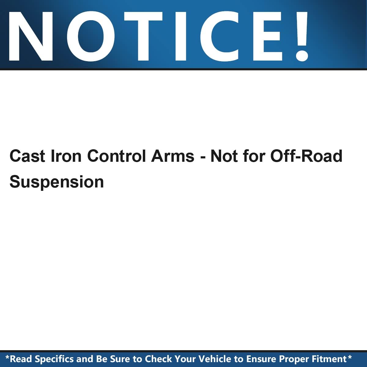 Front Lower Control Arms with Ball Joints 2pc Set B230711