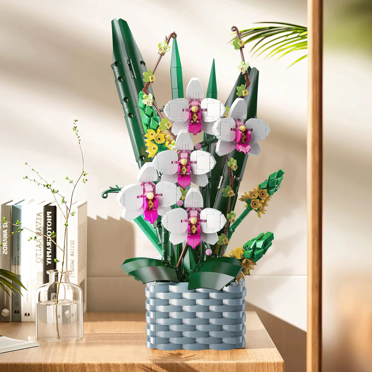 Orchid Flower Basket Building Block Set 1158PCS Z50315
