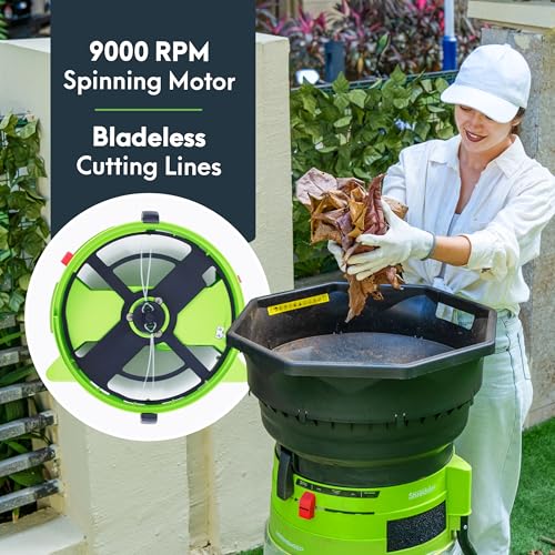 Bladeless Leaf Shredder & Mulcher 15 Amp Q284063