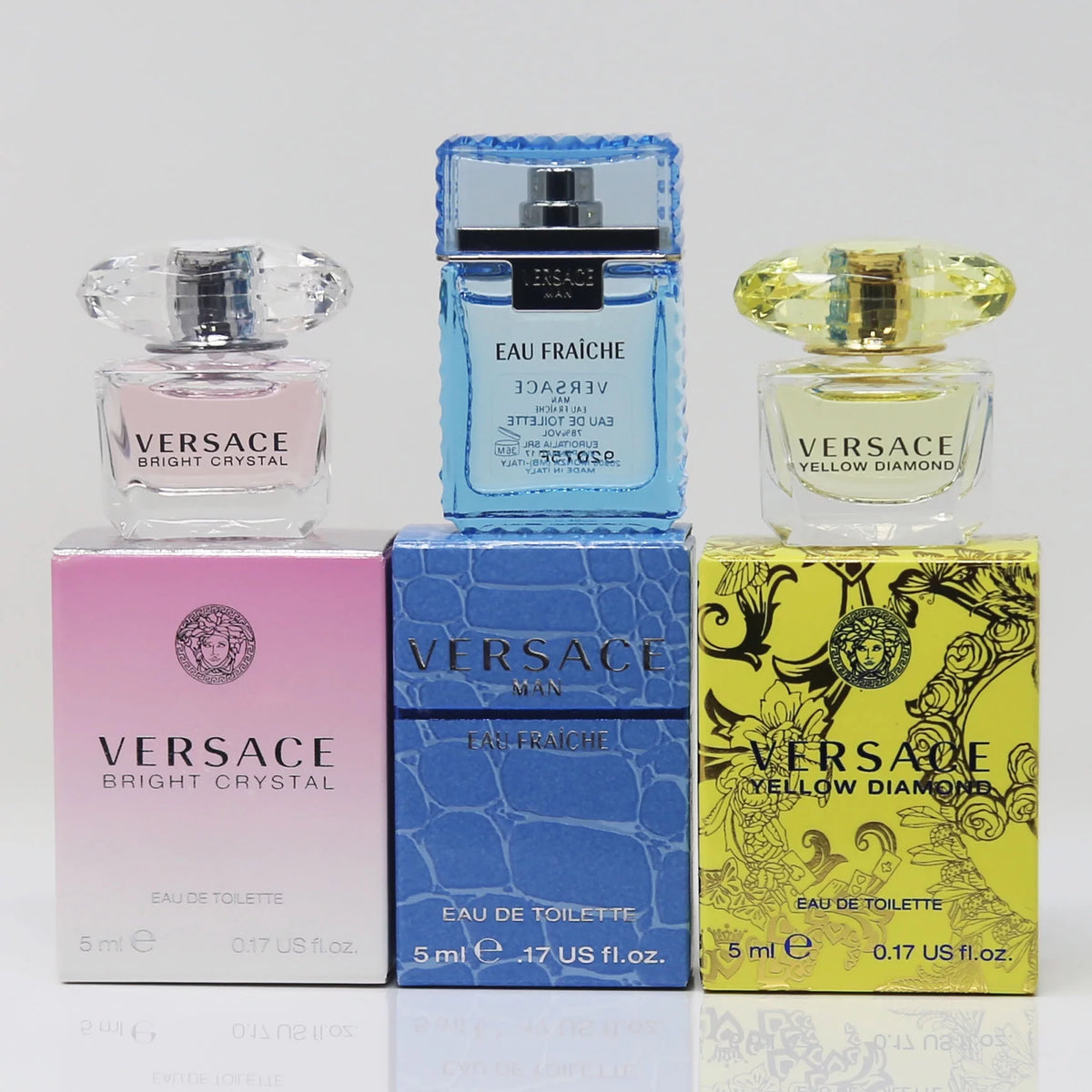 3pc Mini Splash Bottle Set of EDT 5ml S55360