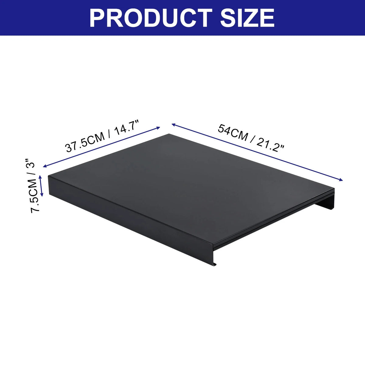 Black Stove Top Cover for Gas Stove Y70843