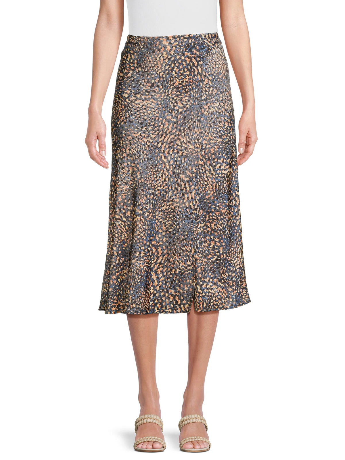 Women's Midi Slip Skirt 2-Pack B549932