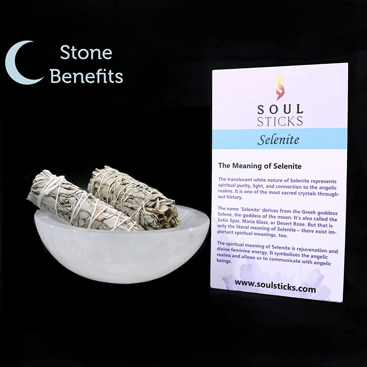 6 inch Selenite Crystal Bowl U2996