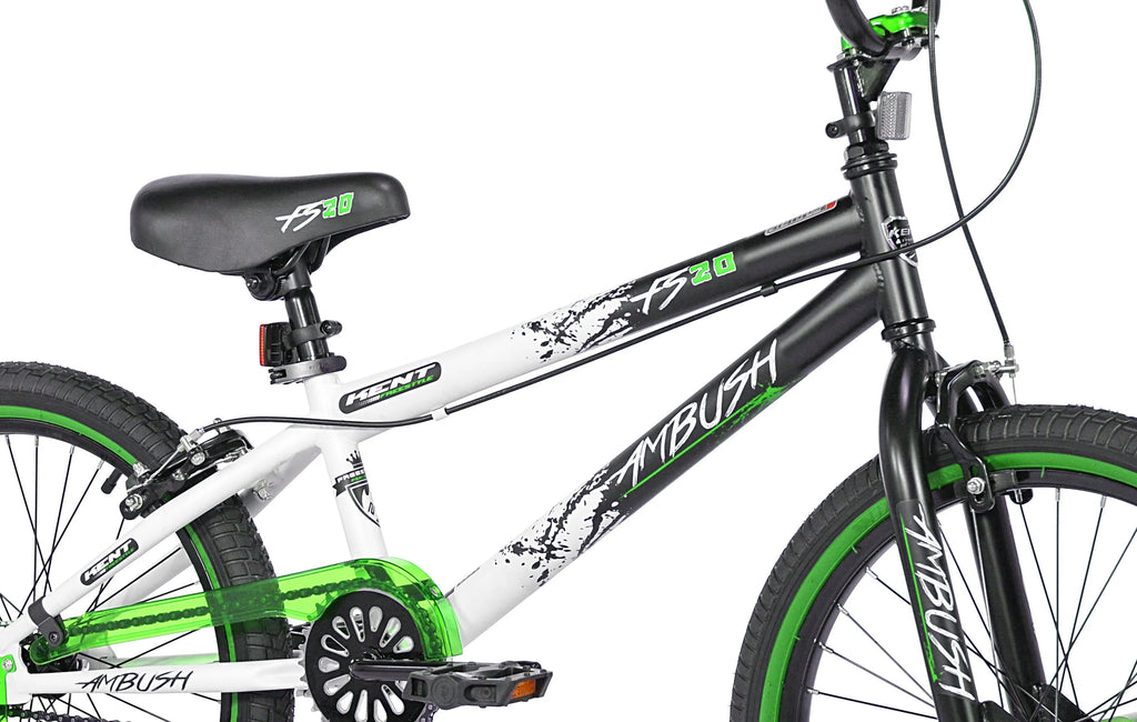 20 In. Black and White BMX Bike I27058