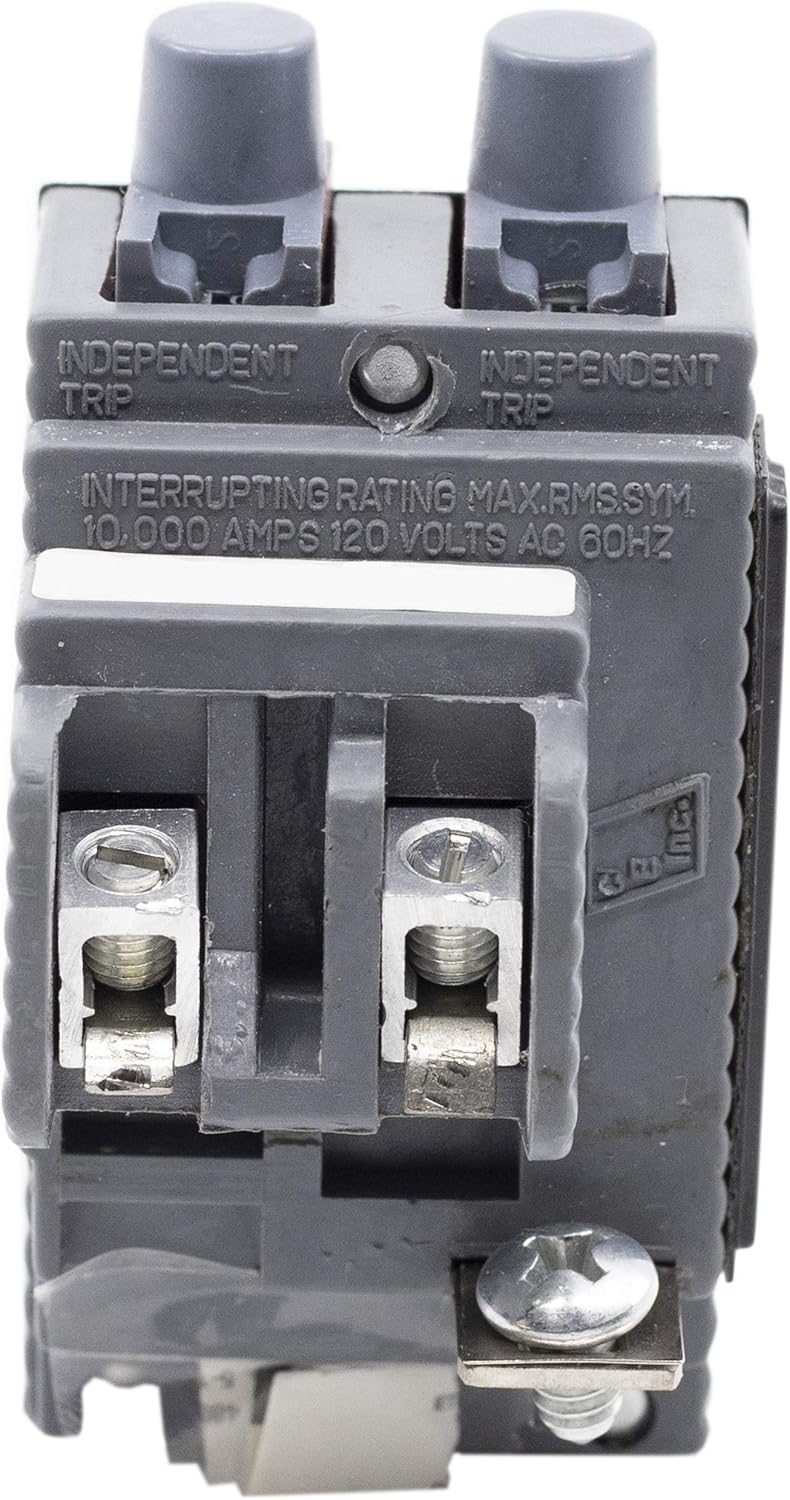 15/20 Amp Tandem Single Pole Circuit Breaker, Pack of 2 R266