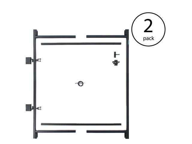 Steel Frame Gate Building Kit, 60x22-96 inch Wide Opening (2 Pack) X53068