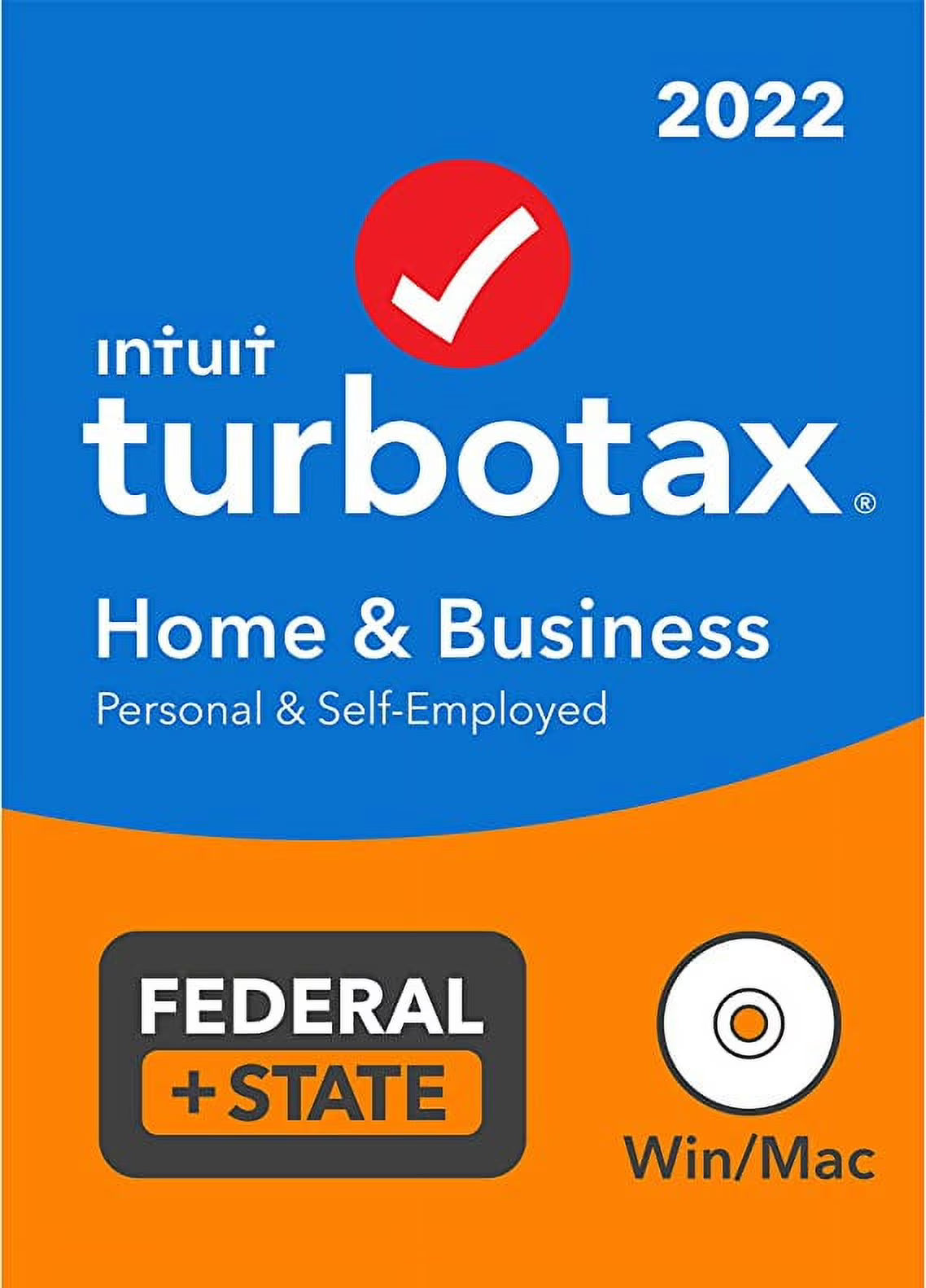 TurboTax Home & Business 2022 Physical Disk I951