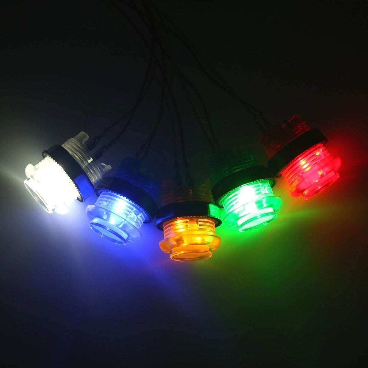2X Zero Delay LED USB Encoder + 20x 28MM LED Arcade Buttons + 2X Joystick H840