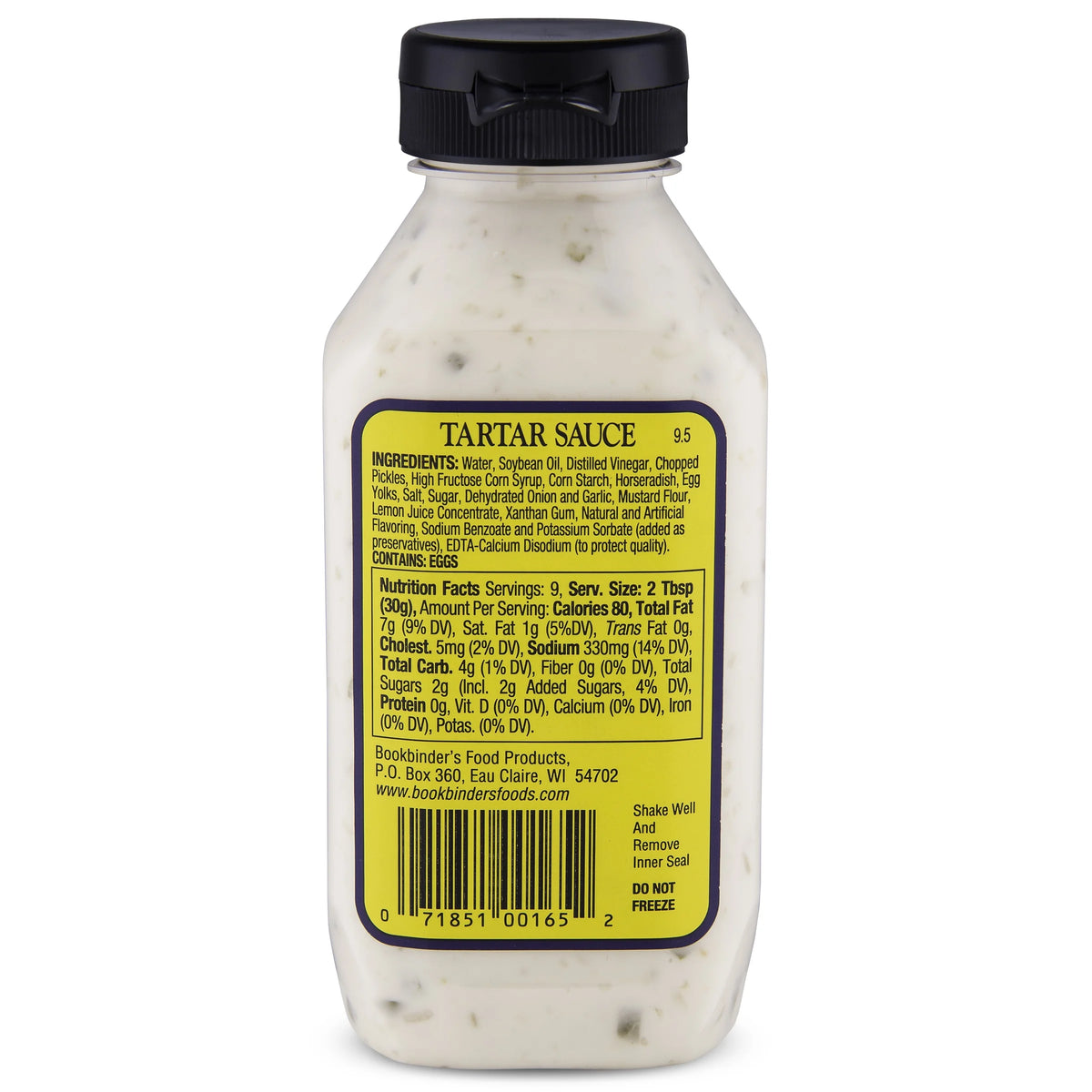 Tartar Sauce, 9.5 oz, 9 Count K9187