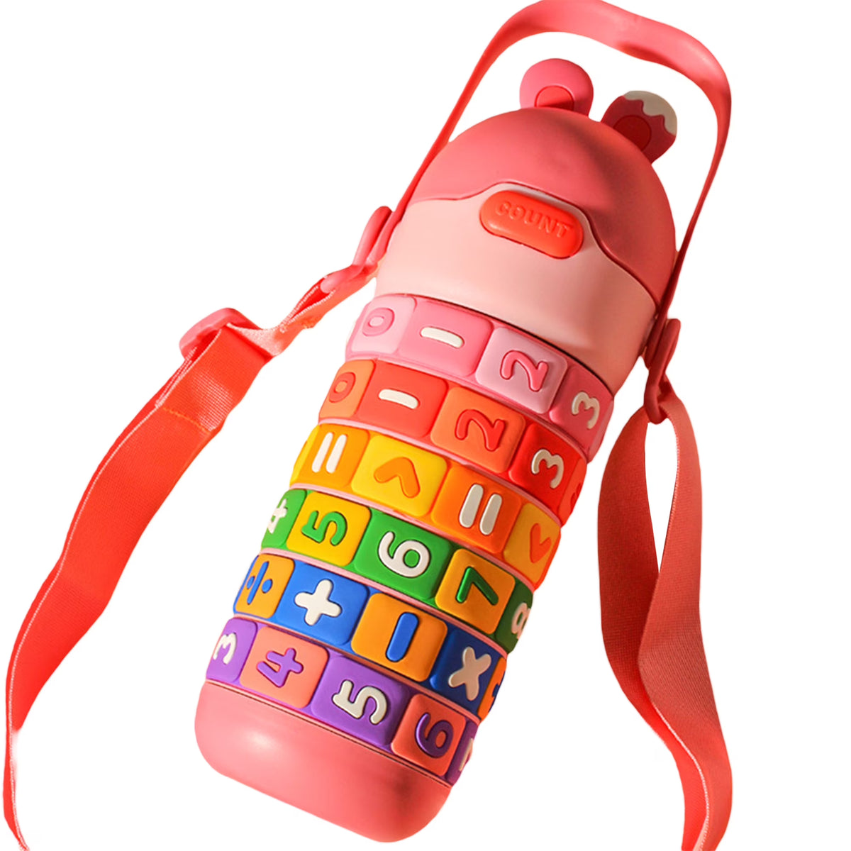 430ml Kids Stainless Steel Insulated Water Bottle with Straw E1738