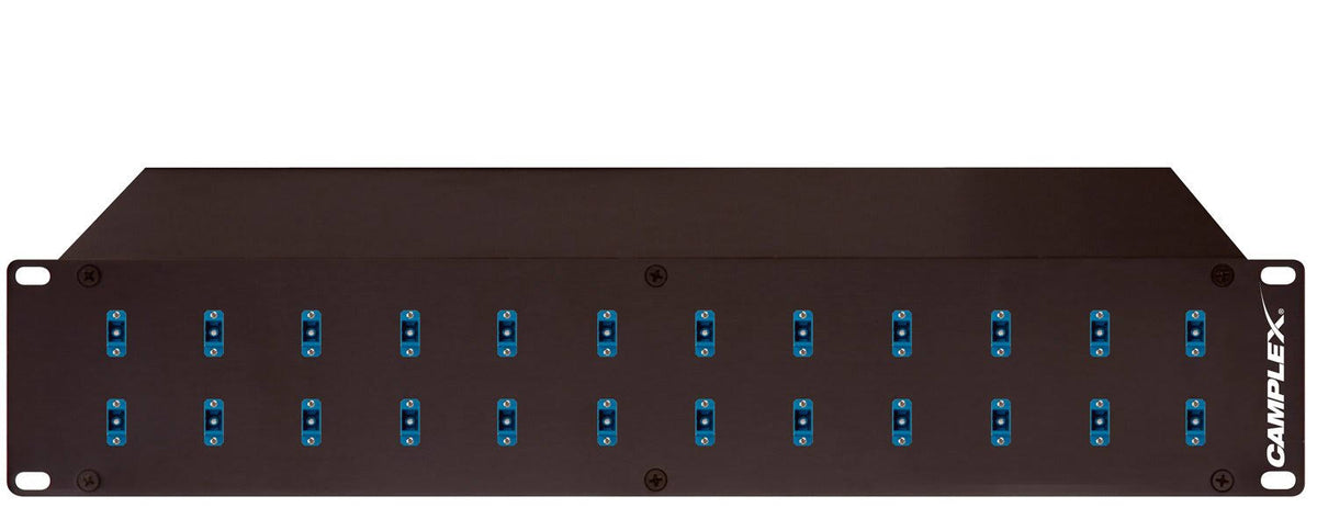 24-Port SC to SC Optic Fiber Feedthru Rackmount Cabinet N10348