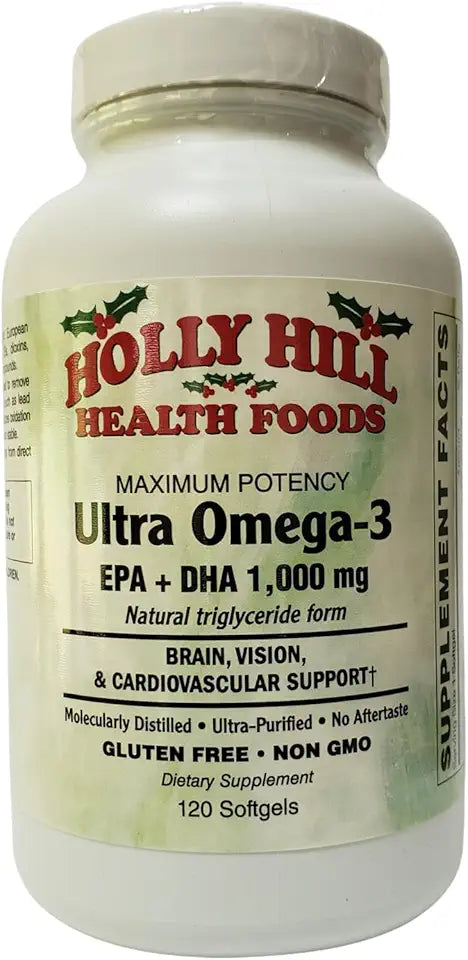 Omega-3 Fish Oil 1,000 mg EPA DHA 120 Softgels A9707