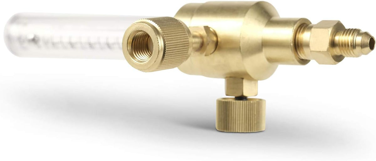Nitrogen Flow Indicator 1/4 SAE Flare Inlet and Outlet 50PSI G79622