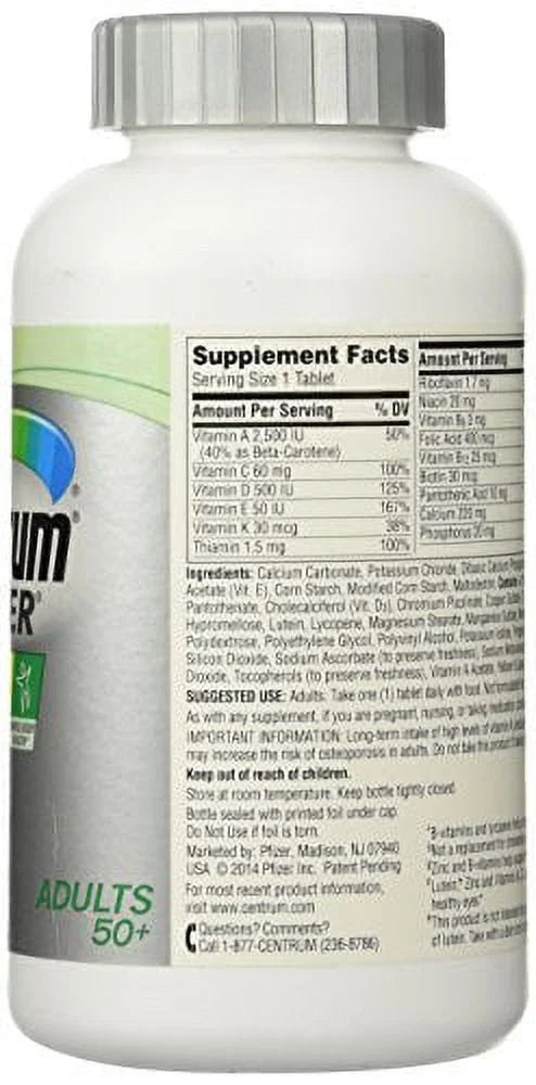 Adults 50+ 325 Tablets U60287