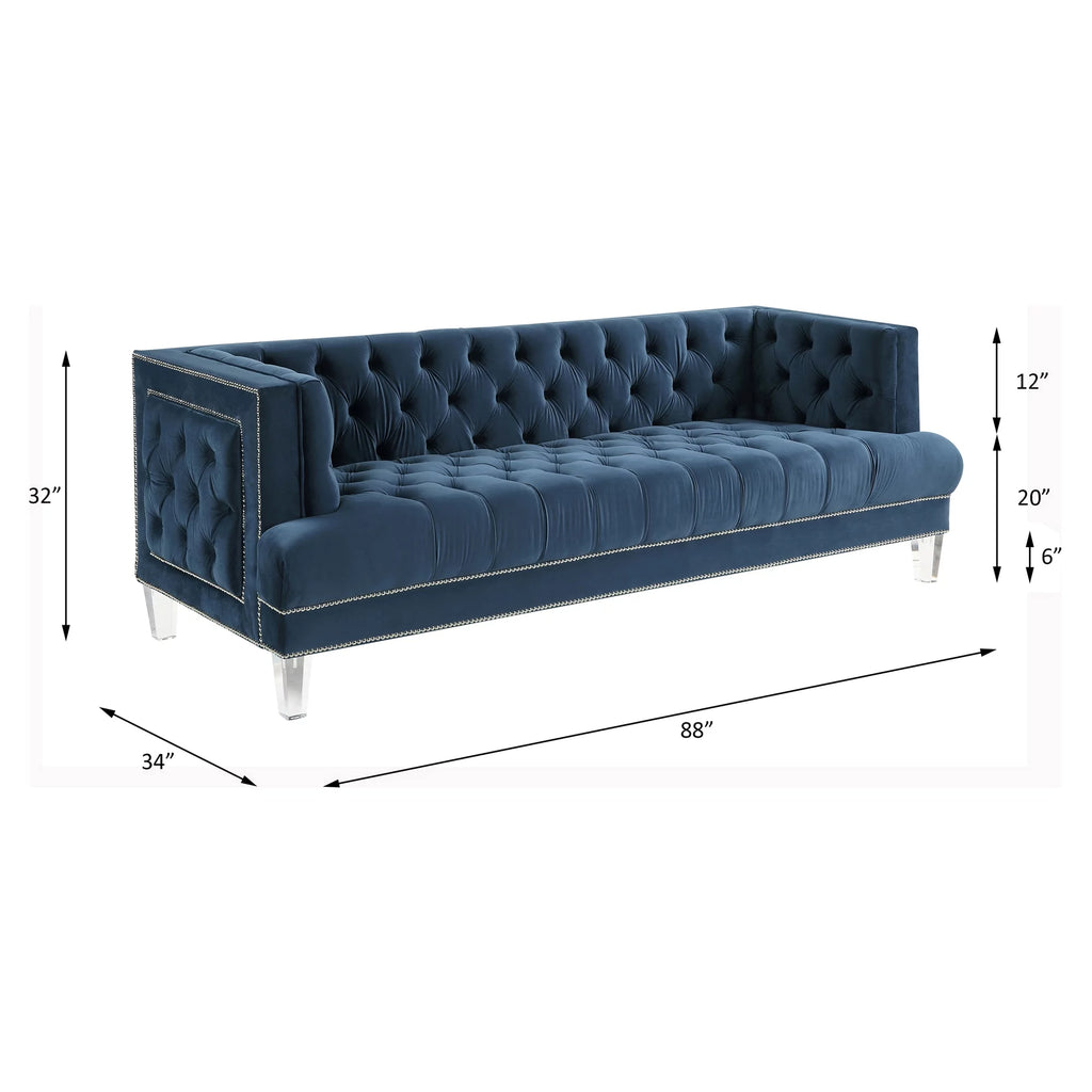 Blue Sofa U8103