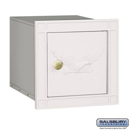 Cast Aluminum Column Mailbox - Non-Locking - Black C846532