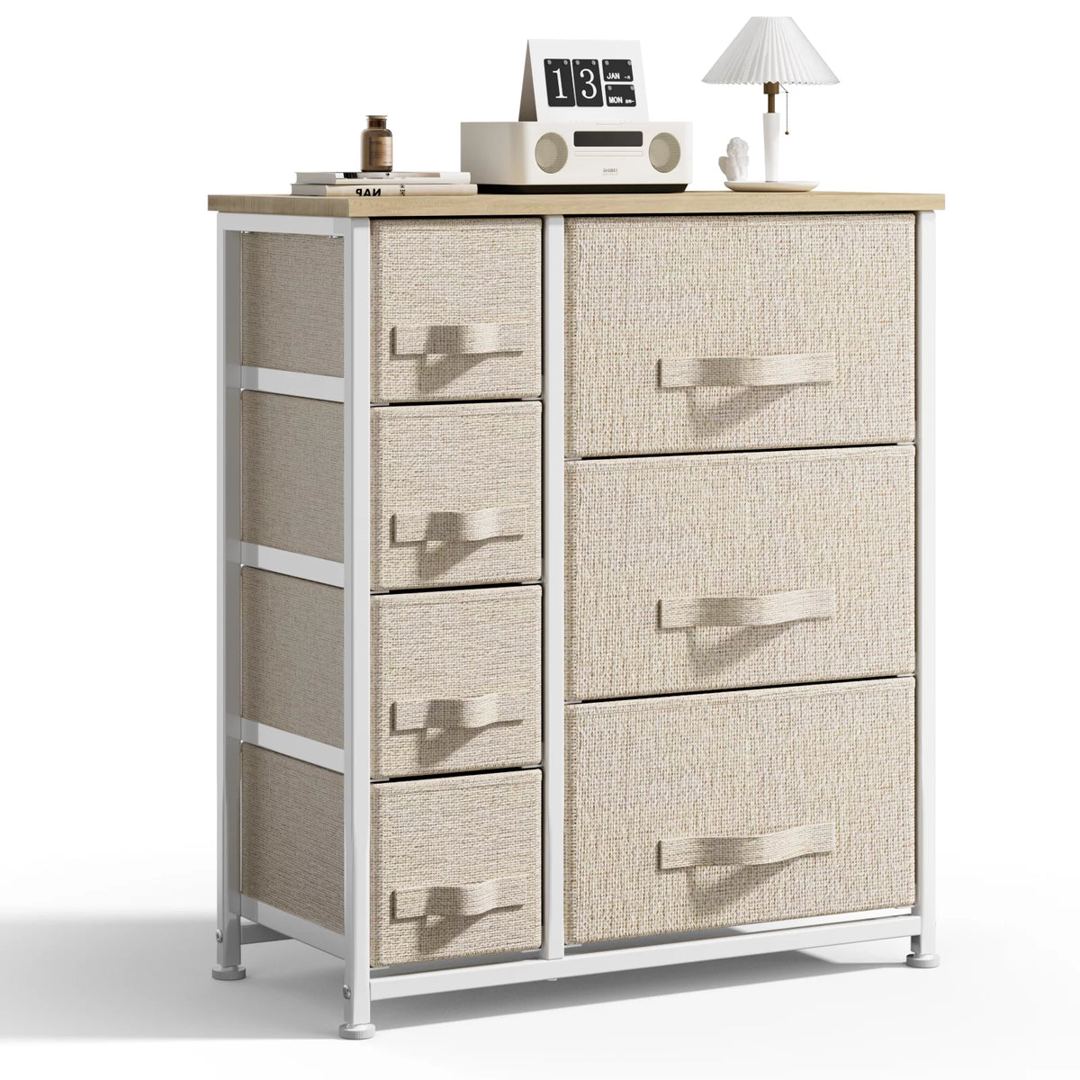 7 Drawer Fabric Storage Tower with Steel Frame P226