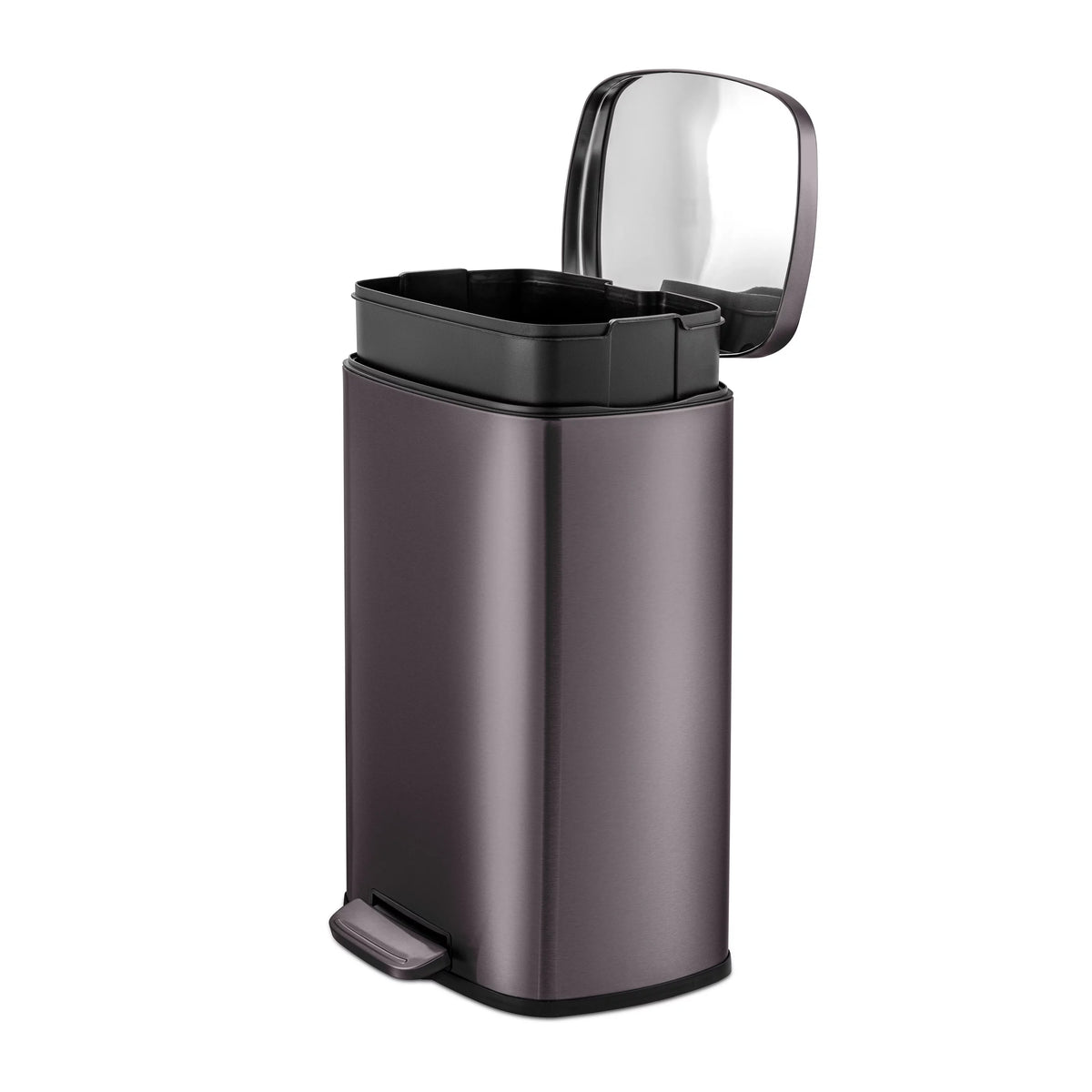 13.2 Gallon Rectangular Step On Trash Can W603