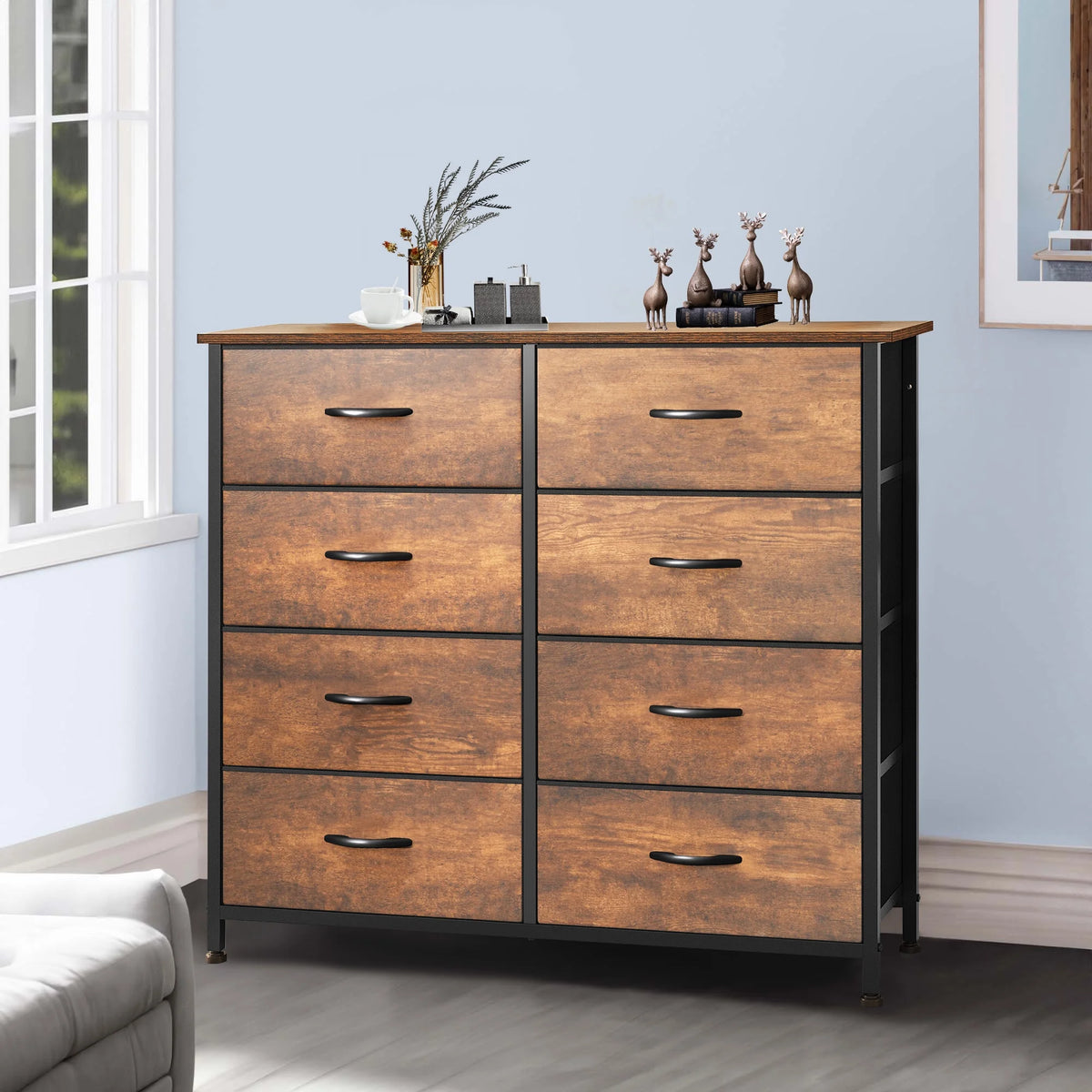 10 Drawer Fabric Storage Dresser X674960