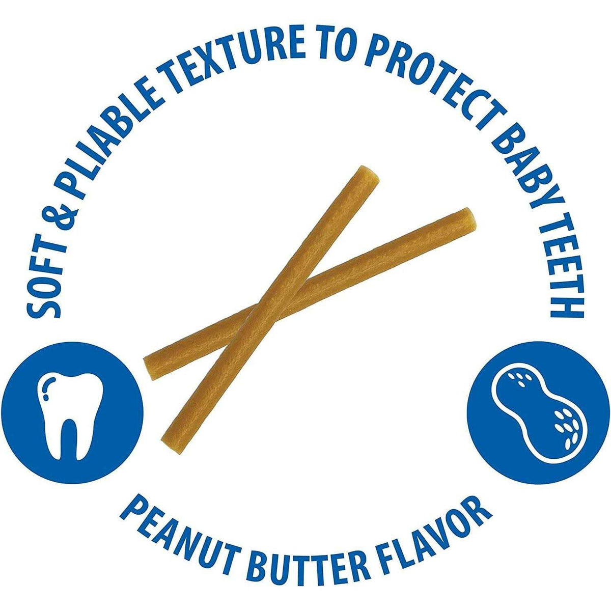 Puppy Teething Sticks Peanut Butter Flavor X116