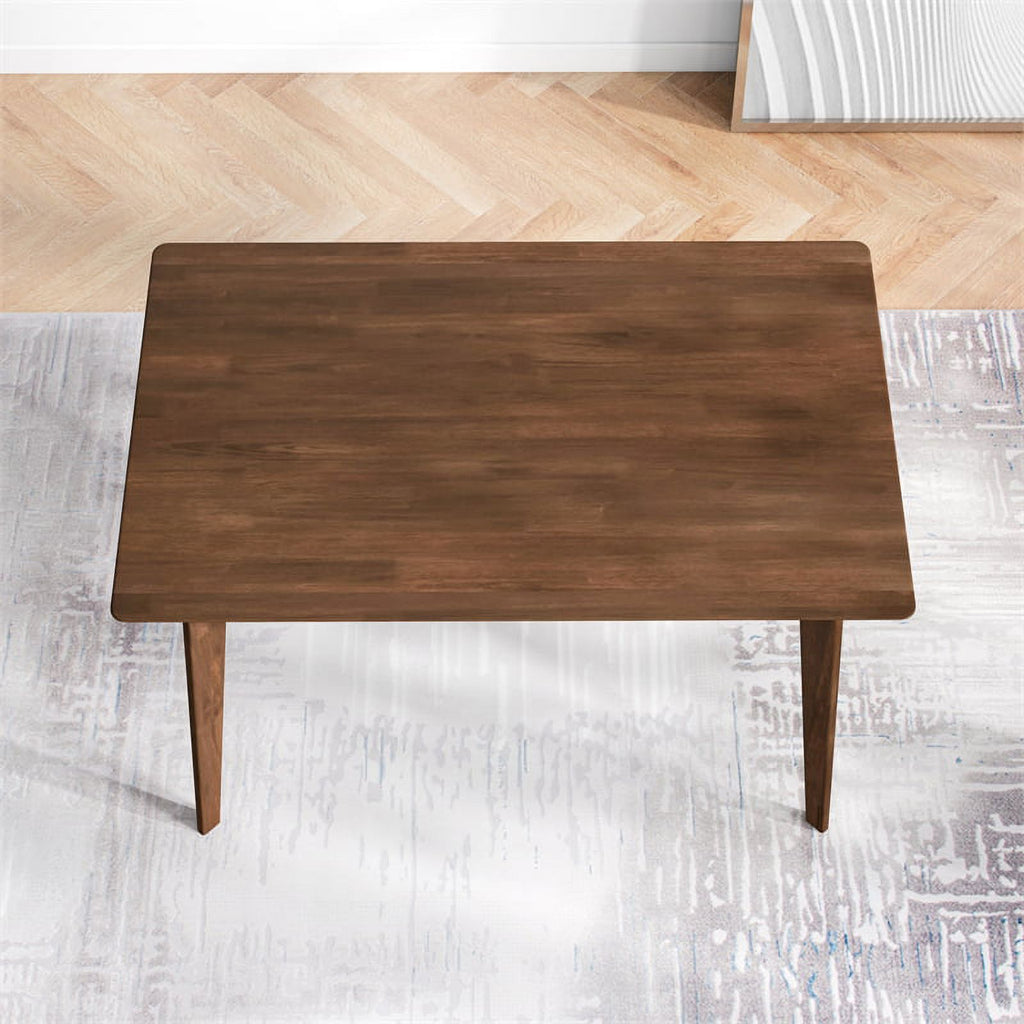 Solid Wood Walnut Rectangular Dining Table N80468