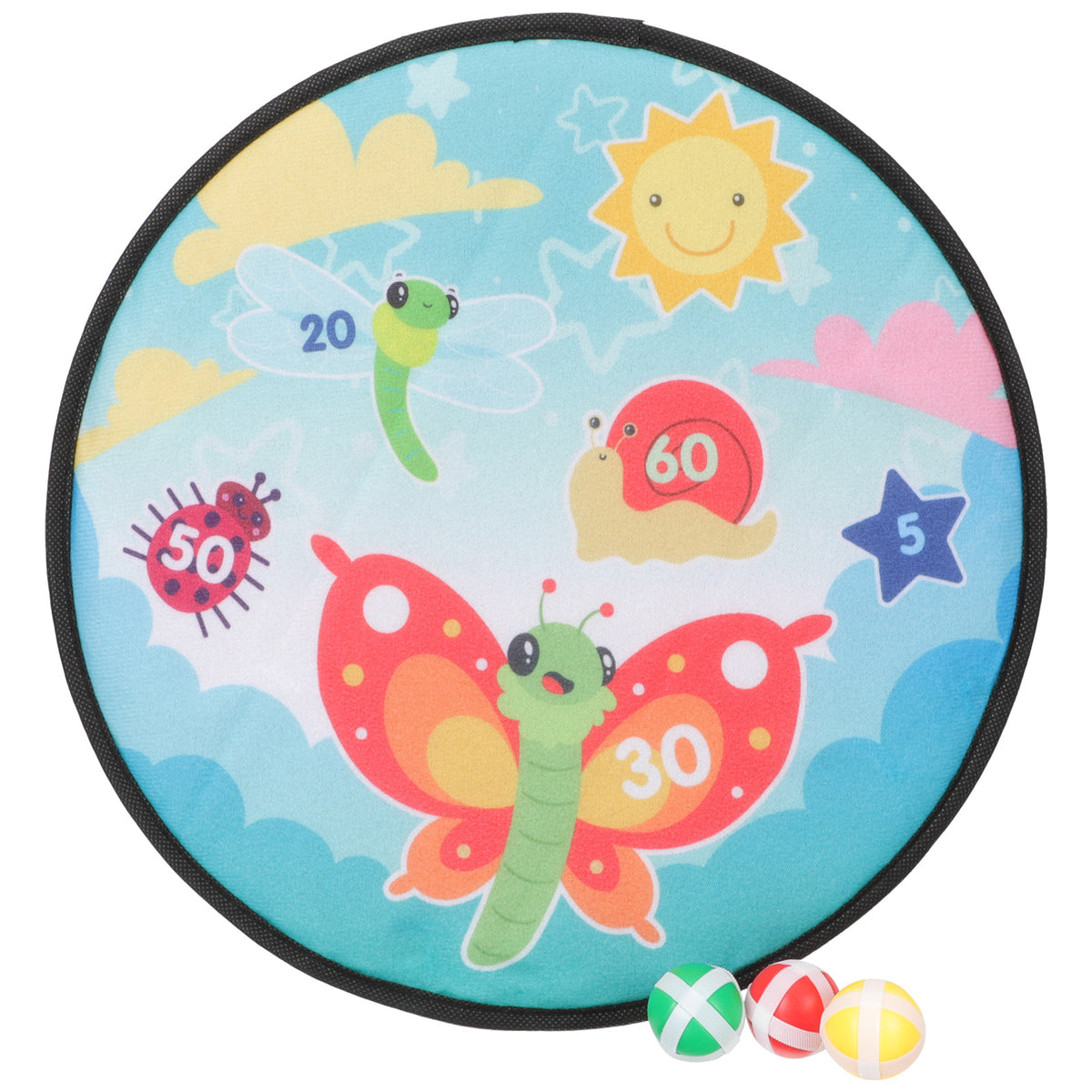 Kids Dart Board with Sticky Balls Toy Y419589