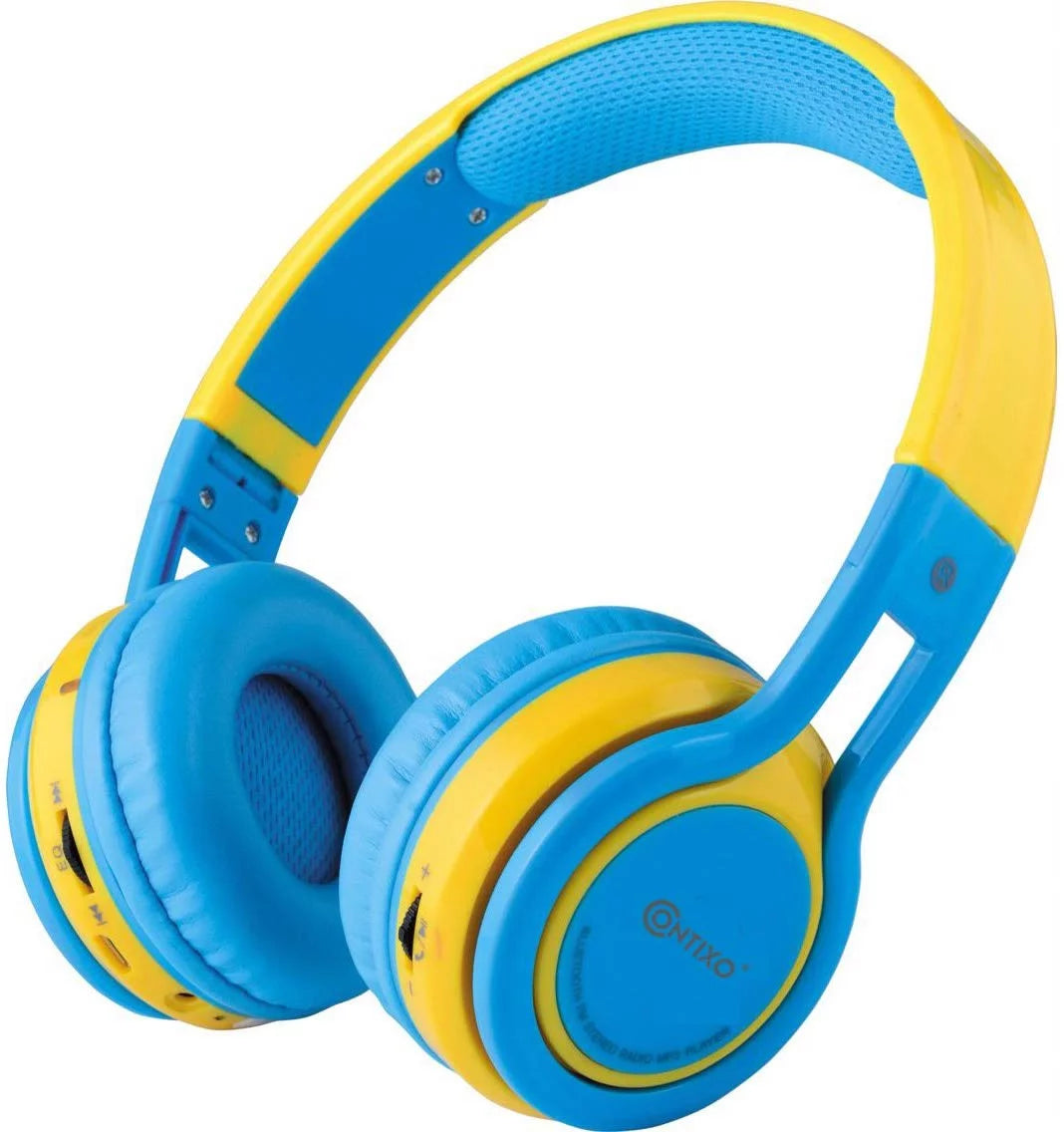 Kid Safe 85dB On Ear Foldable Wireless Bluetooth Headphone Q182
