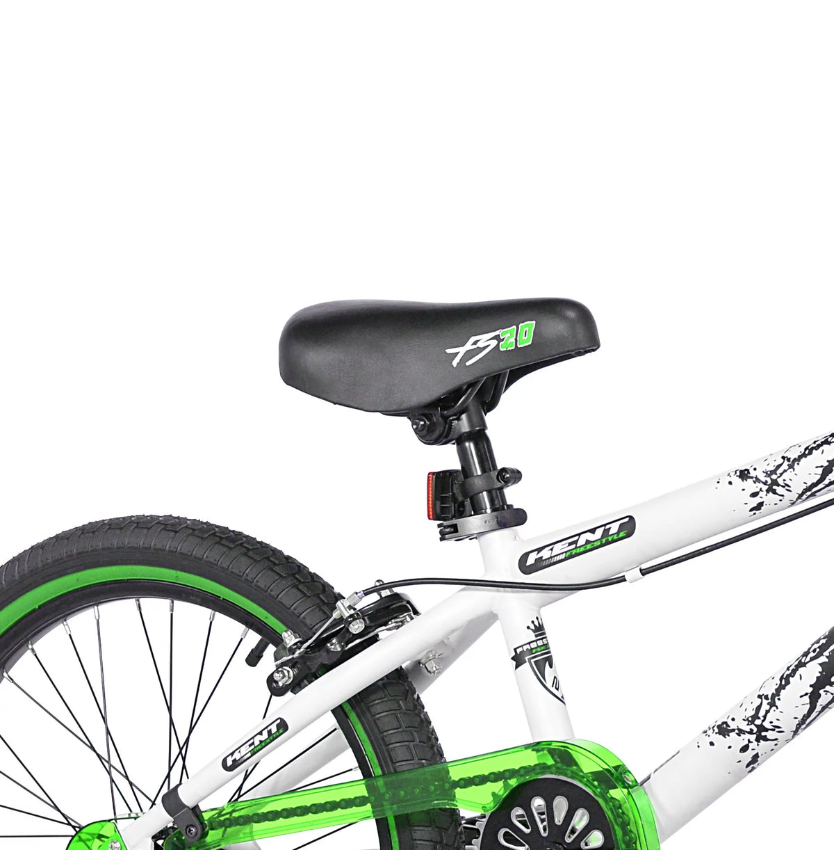 20 In. Black and White BMX Bike I27058