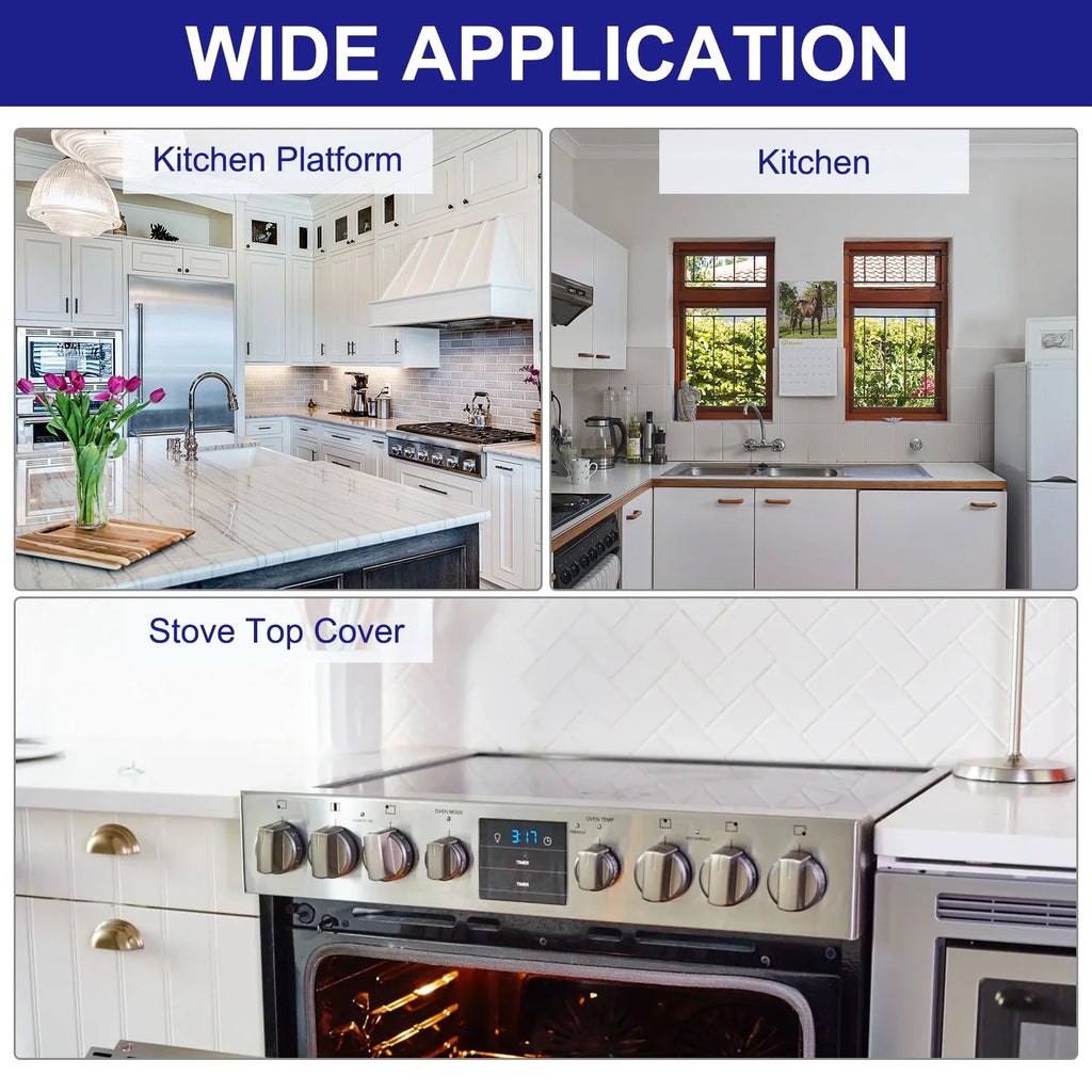 Black Stove Top Cover for Gas Stove Y70843
