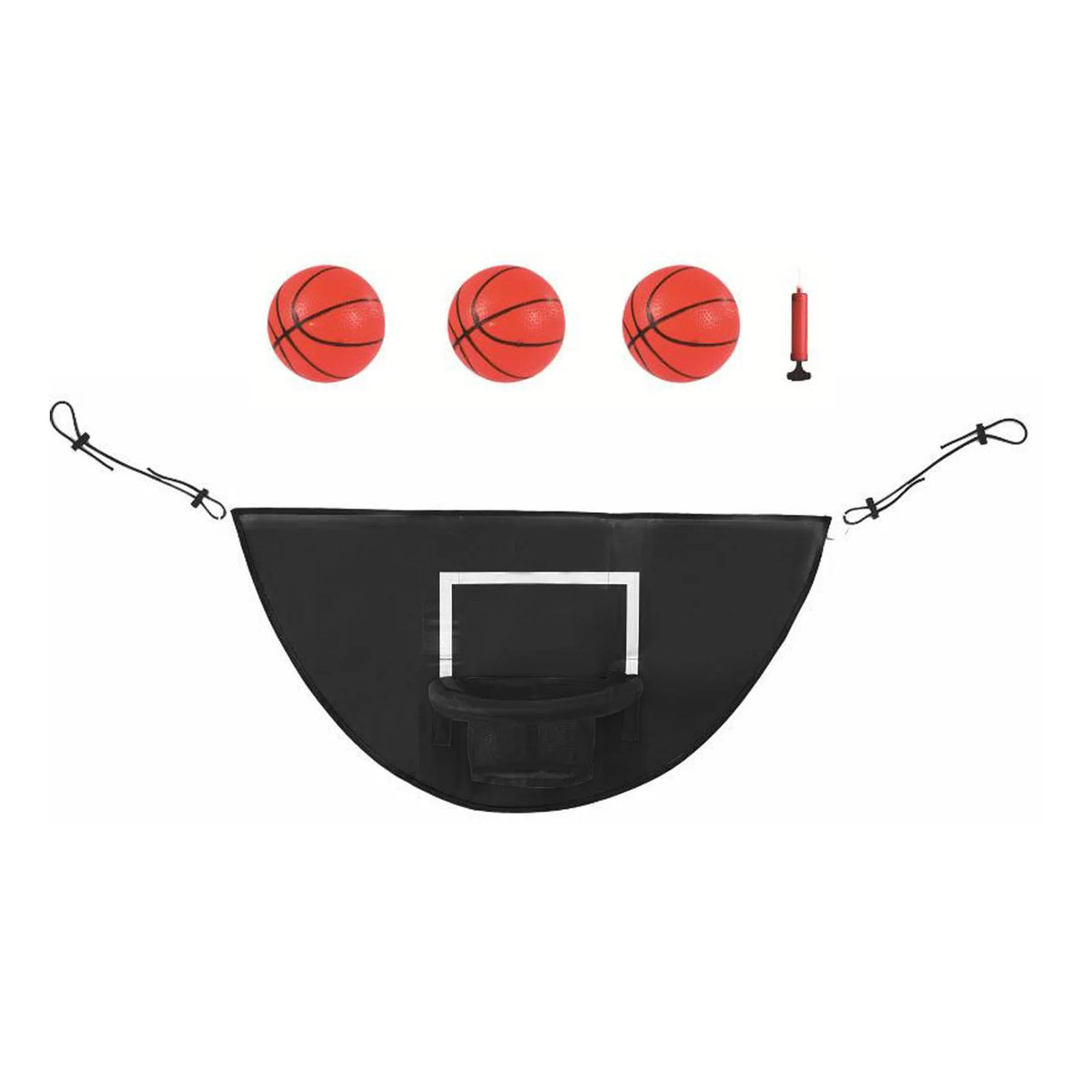 Mini Basketball Hoop for Trampoline with Enclosure Basketball Rack Sports Toys Lightweight Board Trampoline Accessories With Ball S9144